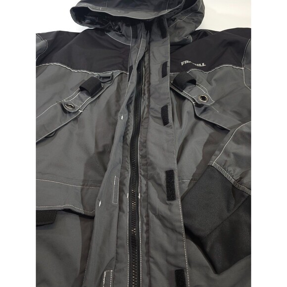 Men's M Frabill I3 Winter Ice Fishing Wading Jacket Self Rescue Coat $200 EUC - Picture 6 of 14